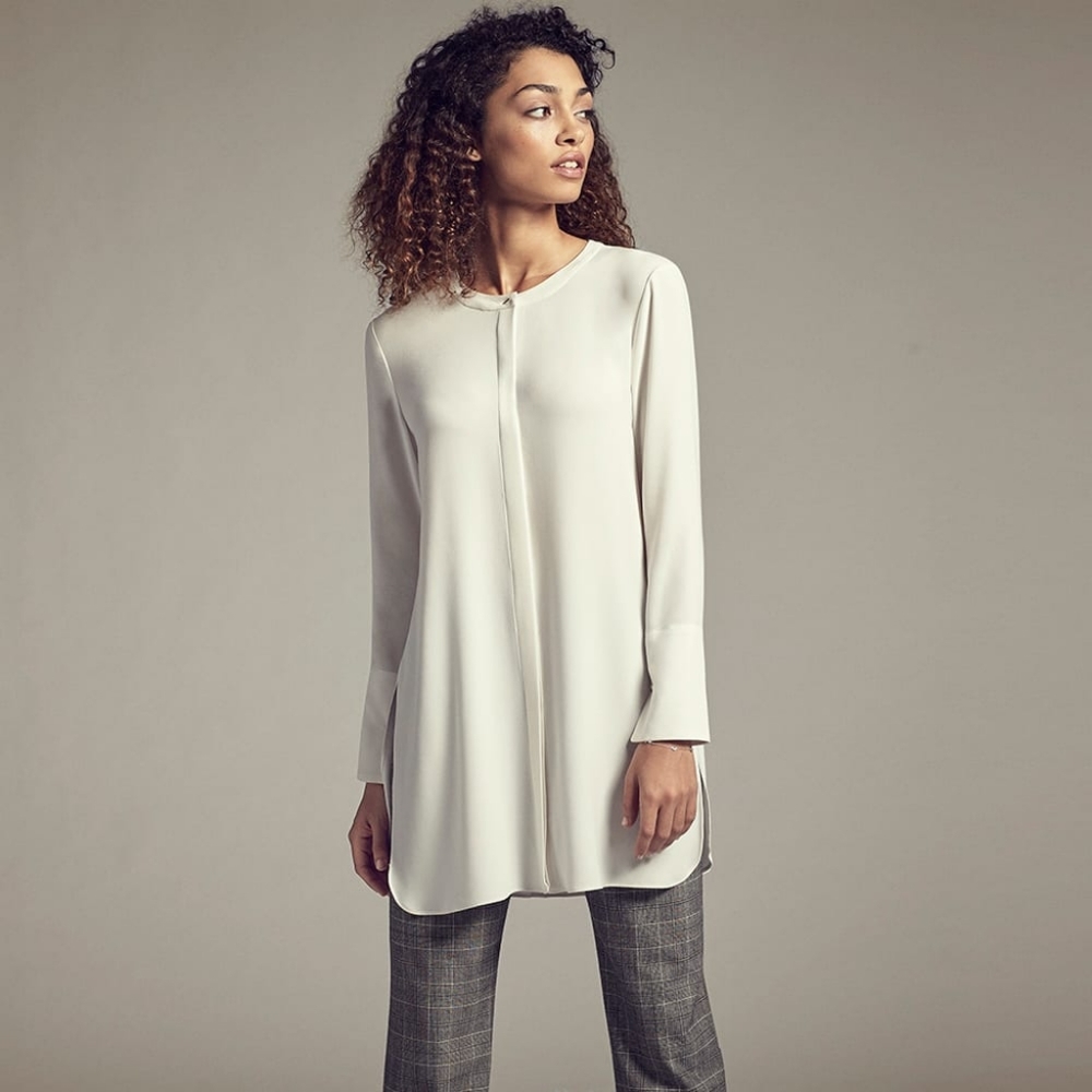 MM Lafleur ivory Austen Tunic Size Small